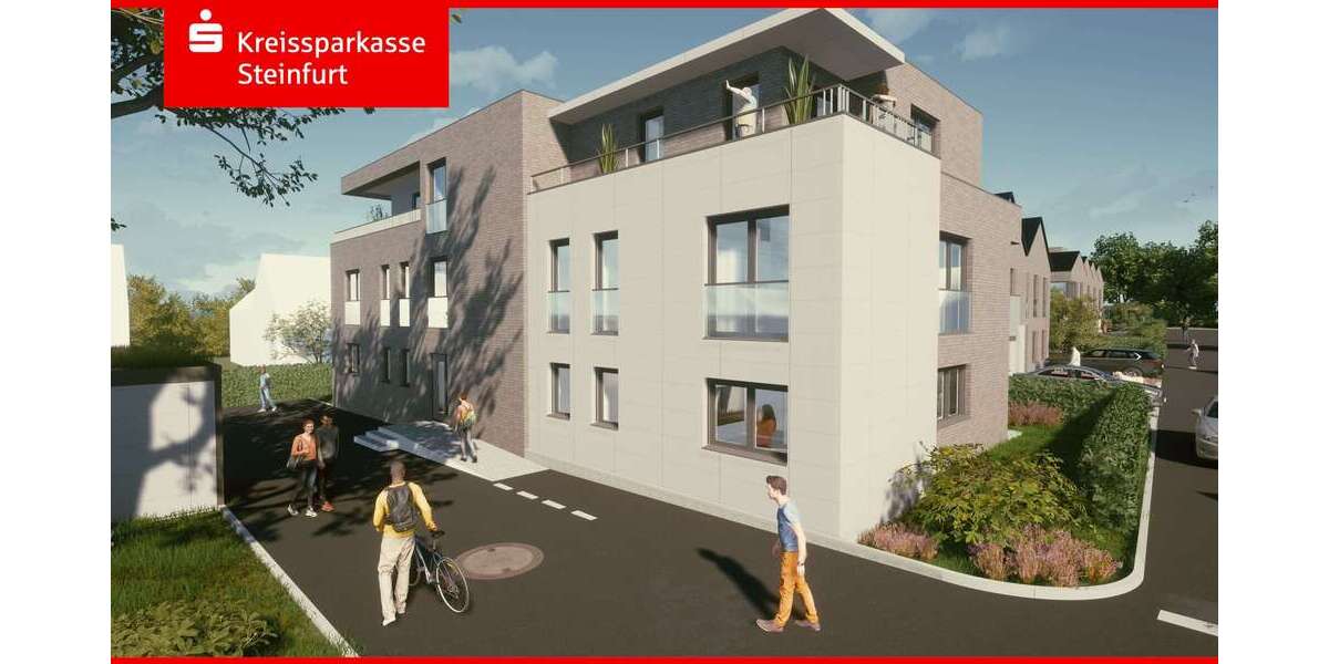 Etagenwohnung Steinfurt - 3 Zimmer, 88 m&sup2;, 1.260&euro; | Angebot:27101937