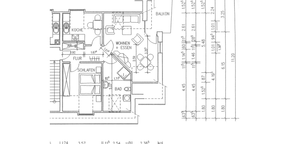 Dachgeschoßwohnung Metelen - 2 Zimmer, 56 m&sup2;, 274&euro; | Angebot:25375362