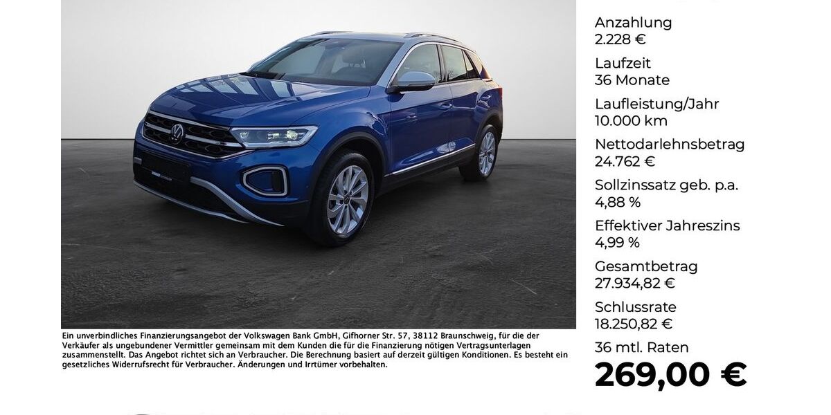VW T-Roc 20.544 km 26.490 &euro; Lengerich 49525