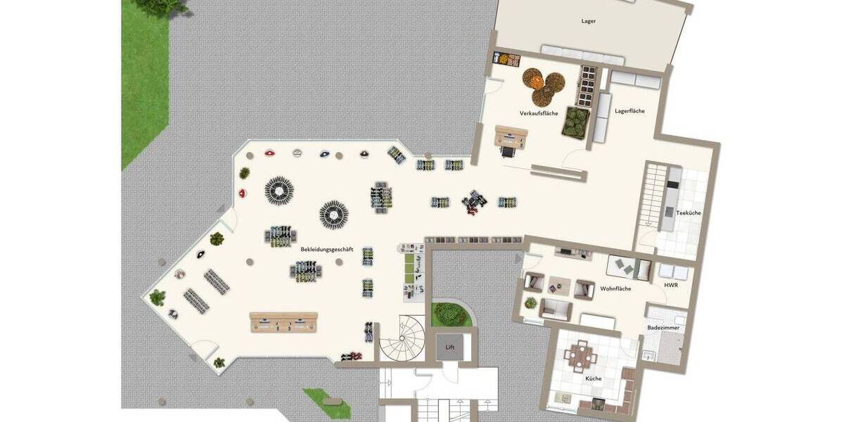 Gewerbeobjekt Rheine Innenstadt - 3 Zimmer, 509.000&euro; | Angebot:25736039